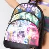 Loungefly New X Harry Potter Trilogy Triple Pocket Mini Backpack