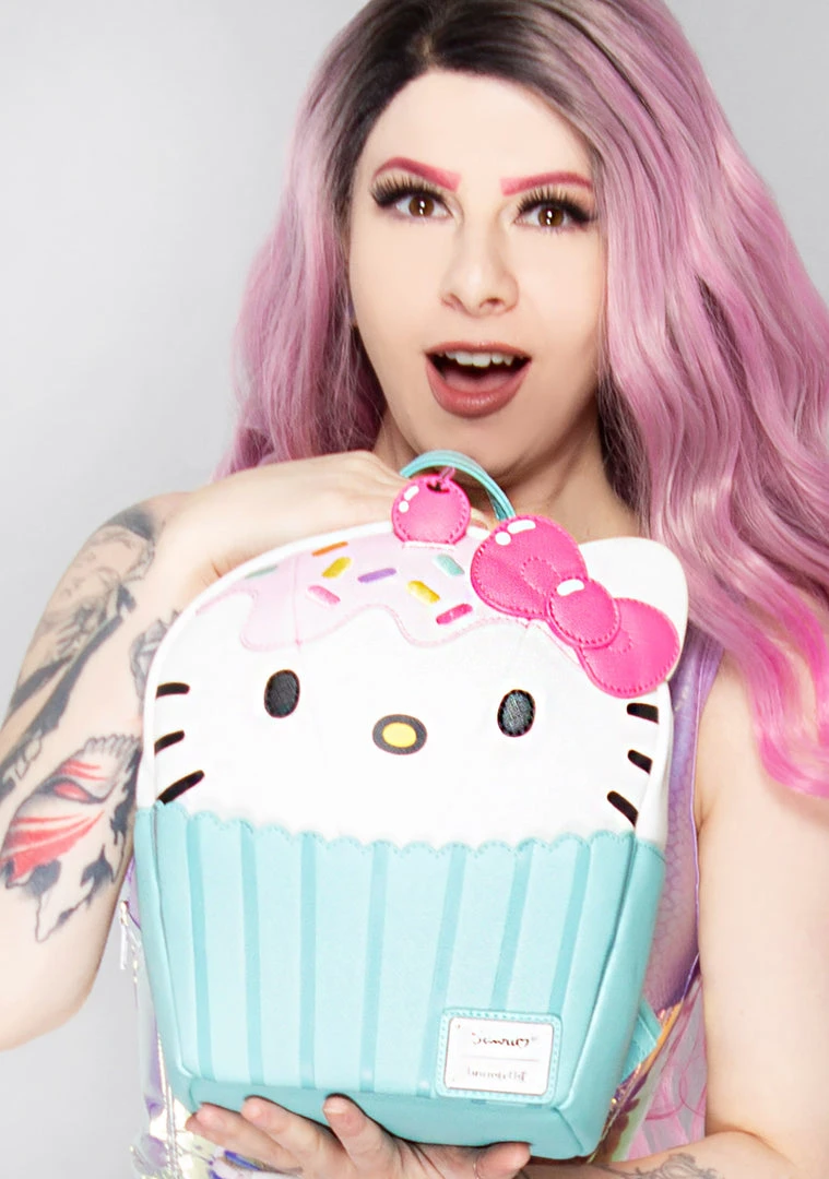 Loungefly X Sanrio Hello Kitty Cupcake Mini Backpack