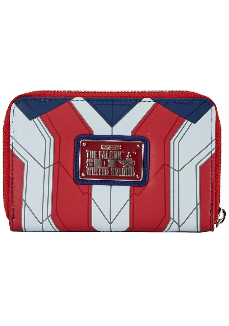 Loungefly X Marvel Falcon Captain America Cosplay Zip Around Wallet