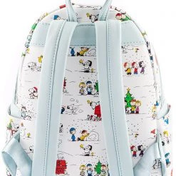 Loungefly The Great Fantastic X Peanuts Happy Holidays AOP Mini Backpack