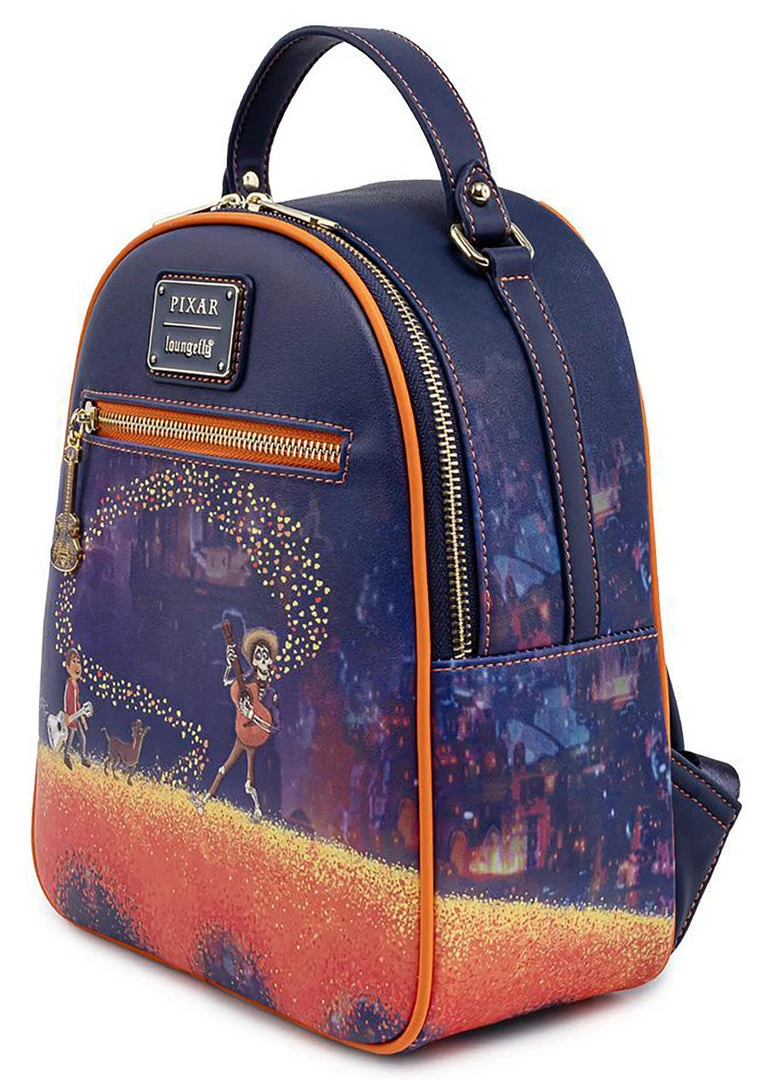 Loungefly Bags X Disney Pixar Coco Marigold Bridge Mini Backpack