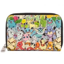 Loungefly X Pokemon Ombre Zip Around Wallet