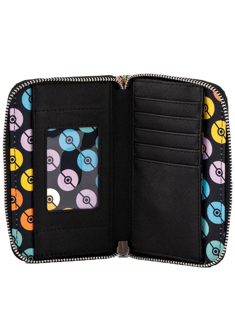 Loungefly X Pokemon Ombre Zip Around Wallet