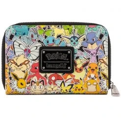 Loungefly X Pokemon Ombre Zip Around Wallet