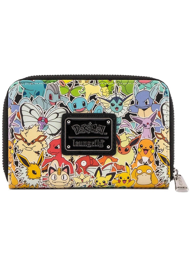 Loungefly X Pokemon Ombre Zip Around Wallet