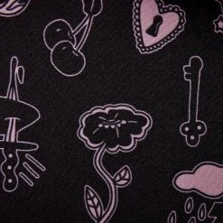 Loungefly New X Valfré Bad Bettie Tattoo Heart Mini Backpack