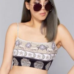 Motel Rocks Eclipse Kini Crop Top
