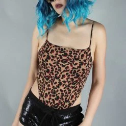 Motel Rocks Solemo Jungle Leopard Bodysuit