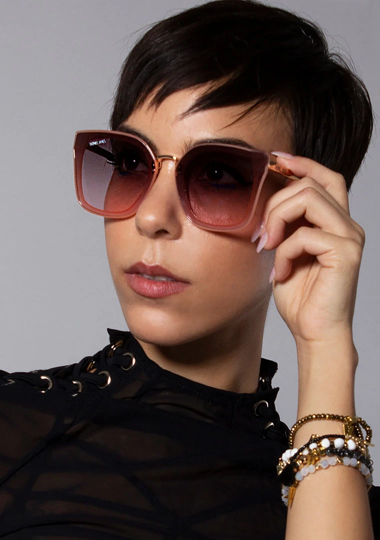 Thomas James LA Accessories Dolly Sunglasses In Peachy