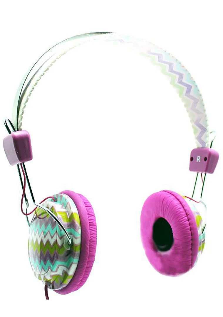 LAXMAX Accessories Purple Navajo Stereo Headphones