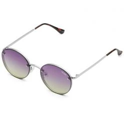 Quay Australia Farrah Sunglasses In Silver Purple Pink Yellow Accessories