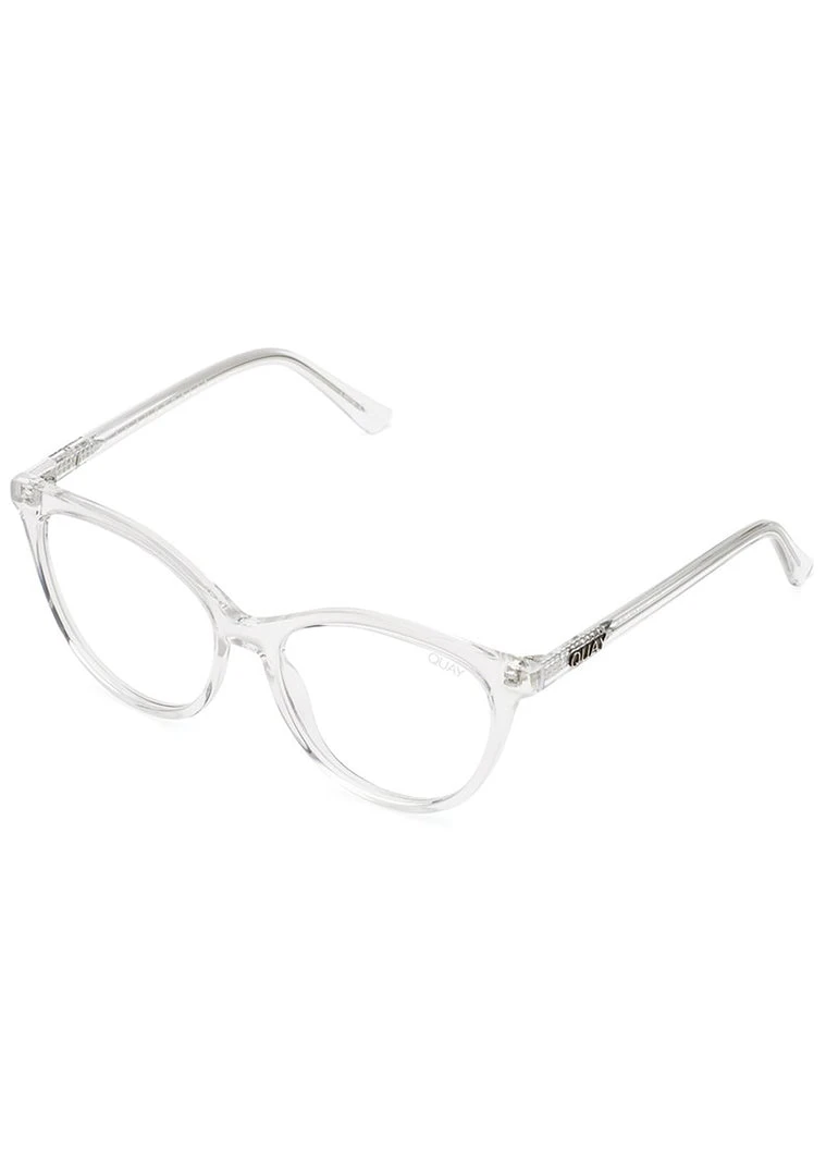 Quay Australia X Chrissy Teigen Blue Light All Nighter Glasses In Clear