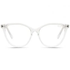 Quay Australia X Chrissy Teigen Blue Light All Nighter Glasses In Clear