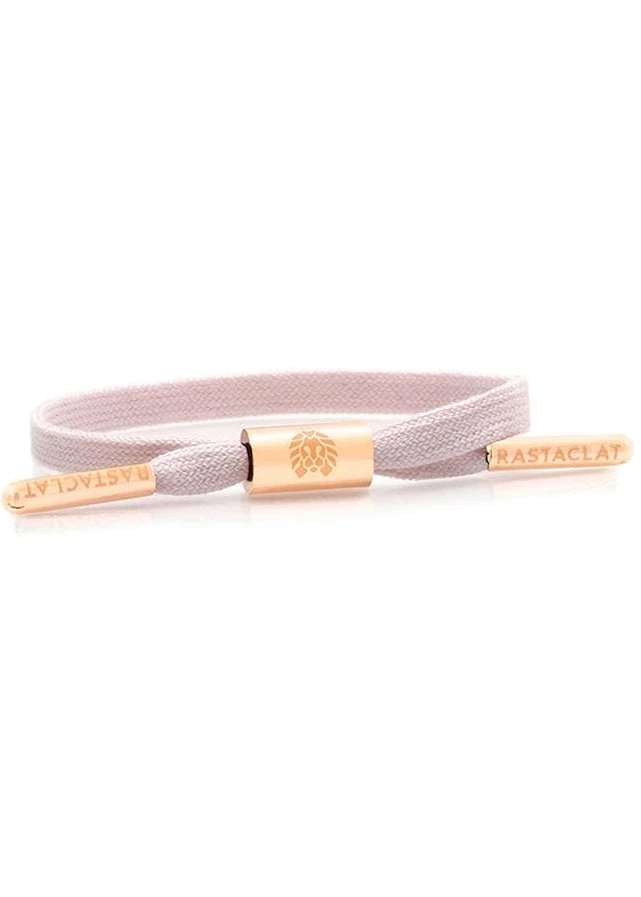 Rastaclat Mary Women's Single Lace Bracelet In Pink/Rose Gold