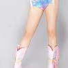 Roma Mad World Rodeo Raver Fringe High Waisted Shorts