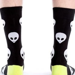 Accessories Sock It To Me Alien Crew Socks For Men