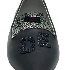 Strange Cvlt Dagger Drop Dead Gorgeous Flats In Black Shoes