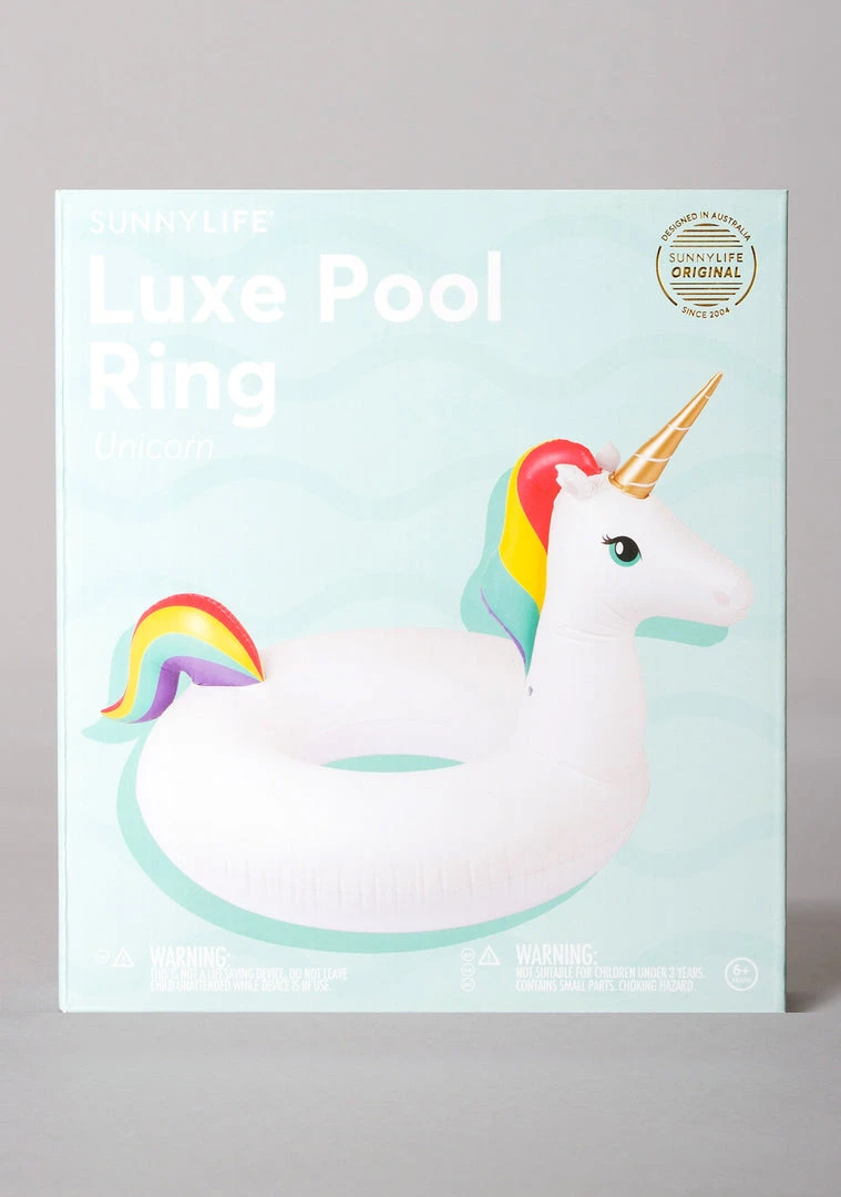 SunnyLife Luxe Unicorn Pool Ring