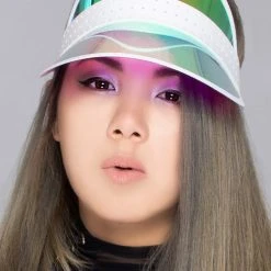 SunnyLife Pink Iridescent Retro Sun Visor Accessories