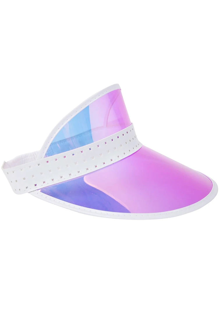 SunnyLife Pink Iridescent Retro Sun Visor Accessories
