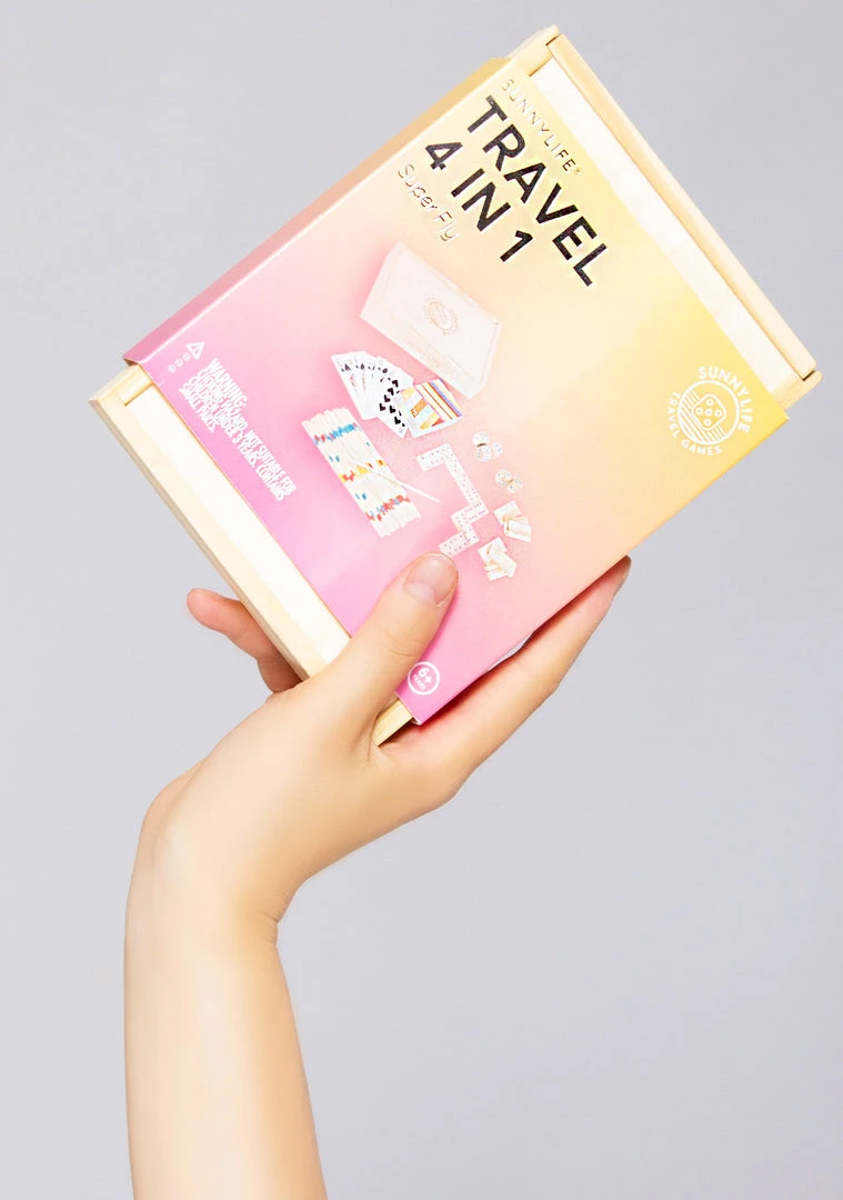 SunnyLife Travel 4 In 1 Super Fly Portable Game Set World Tour