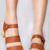 TOMS Shoes Grace Vegetable Tanned Leather Sandals In Tan