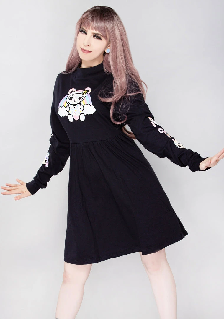 Tokidoki Super Bear Long Sleeve Dress