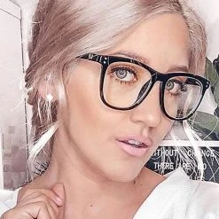 TopFoxx Audrey Blue Light Glasses In Black