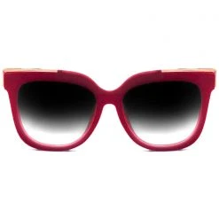 TopFoxx Coco Sunglasses In Red Velvet