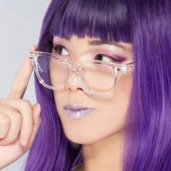 TopFoxx Stella Blue Light Glasses In Clear