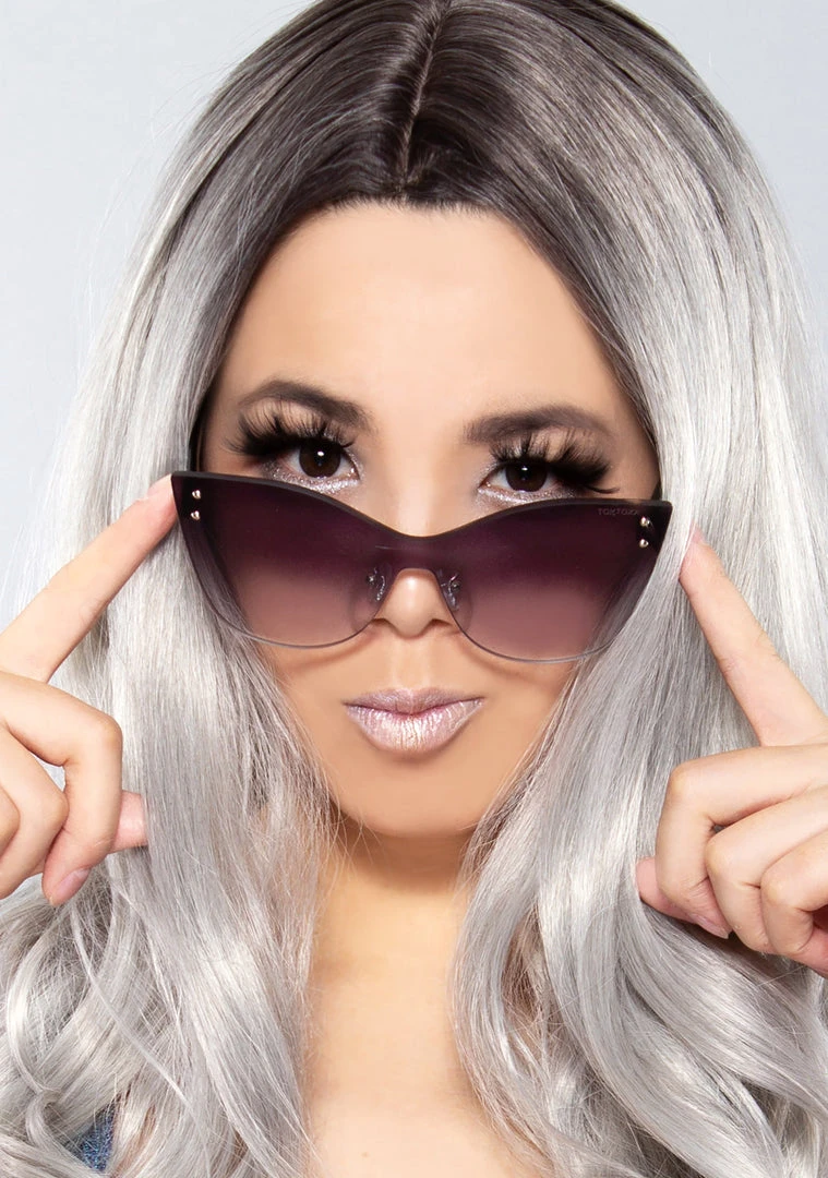 TopFoxx Venice 2 Sunglasses In Black Fade