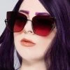 TopFoxx Vixen Sunglasses In Ruby The Great Fantastic