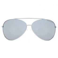 TopFoxx Amelia Sunglasses In White Silver The Great Fantastic