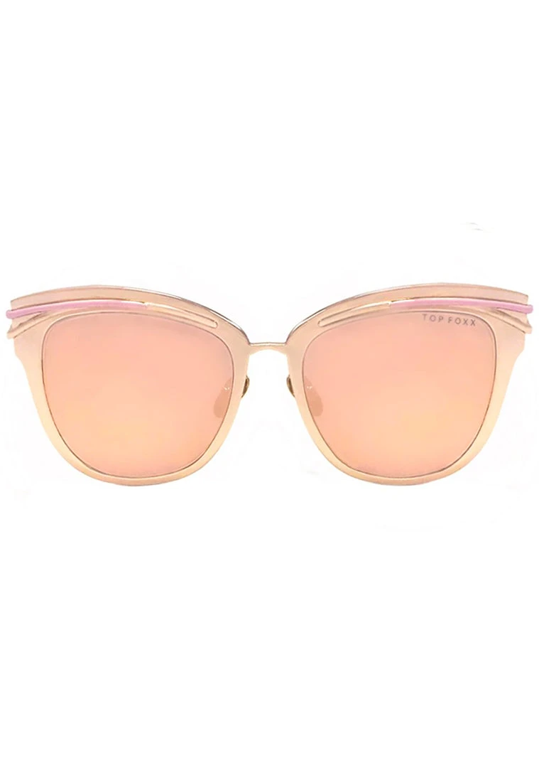 TopFoxx Candy Sunglasses In Rose Gold The Great Fantastic