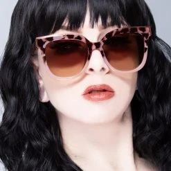 TopFoxx Accessories Coco Sunglasses In Tortoise Fade