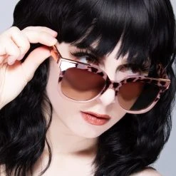 TopFoxx Accessories Coco Sunglasses In Tortoise Fade