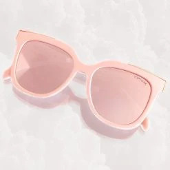 TopFoxx Coco Sunglasses In Rose Gold