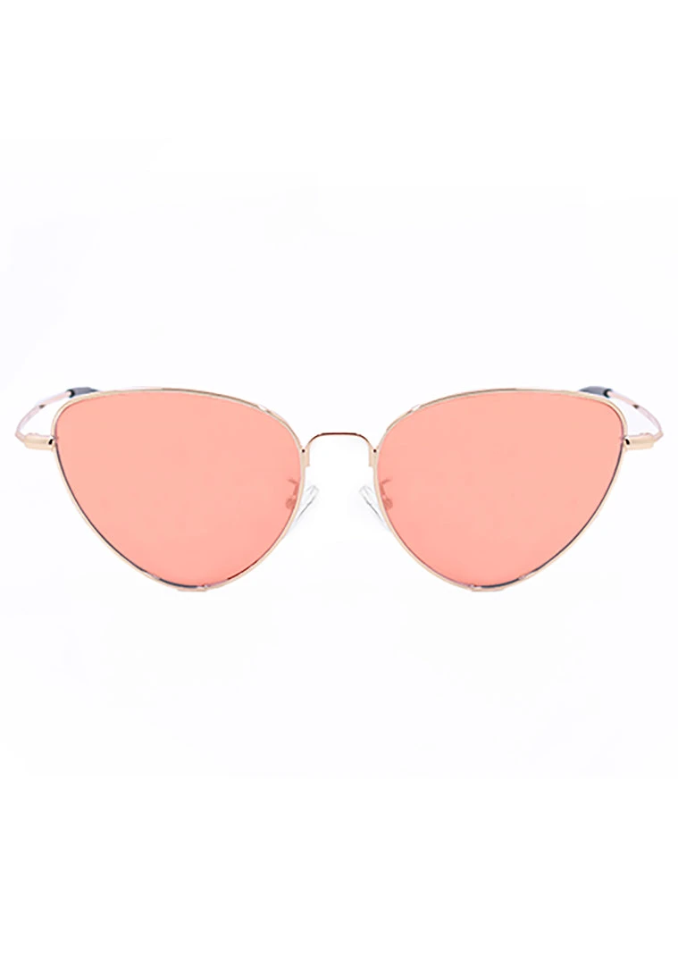 TopFoxx Felina Sunglasses In Rose Gold Wild Heart