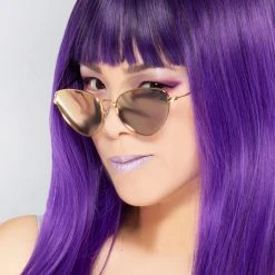 TopFoxx Felina Sunglasses In Rose Gold Wild Heart