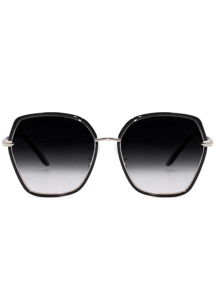 TopFoxx The Great Fantastic Maya Sunglasses In Faded Black
