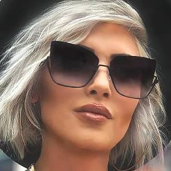 TopFoxx X Raya Vixen Sunglasses In Black Fade