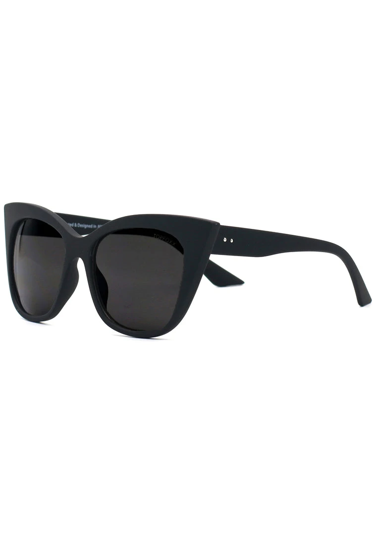 TopFoxx Accessories Venice Cat Eye Sunglasses In Black