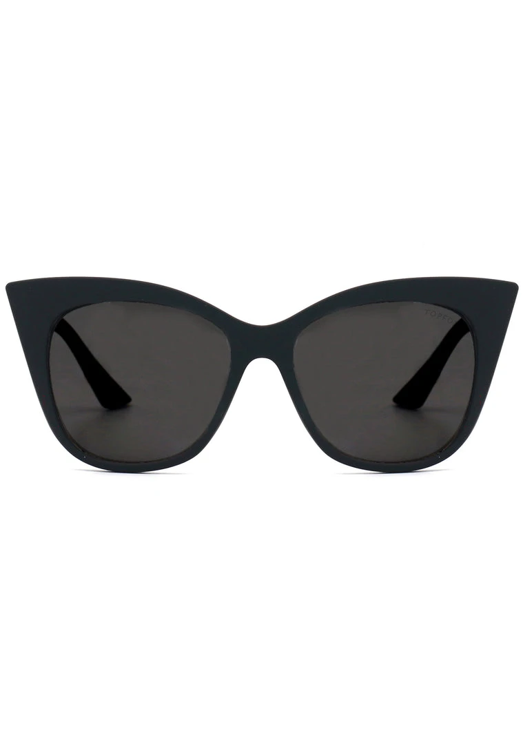TopFoxx Accessories Venice Cat Eye Sunglasses In Black