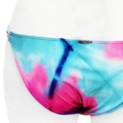 WILDFOX Swim Mermaid Dye Split String Bikini Bottom Bottoms