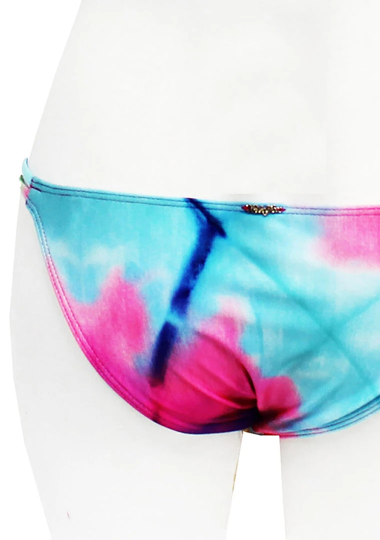 WILDFOX Swim Mermaid Dye Split String Bikini Bottom Bottoms