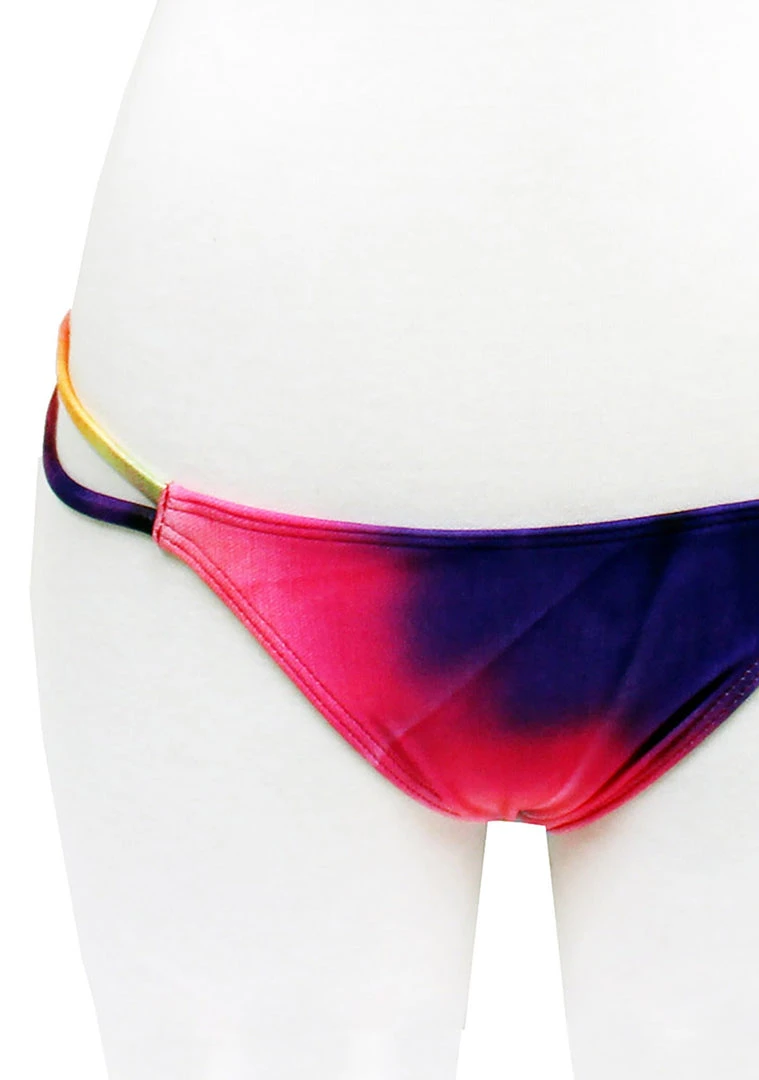 WILDFOX Swim Mermaid Dye Split String Bikini Bottom Bottoms