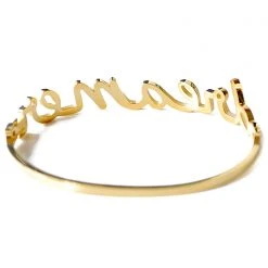 Wanderlust + Co Dreamer Bangle In Gold