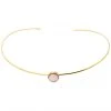 Wanderlust + Co Accessories Mia Choker In Gold/Rose