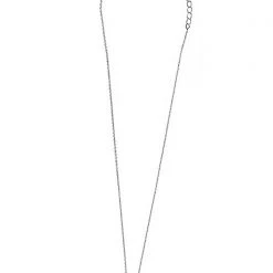 Wanderlust + Co Emoji Unicorn Necklace In Silver Accessories