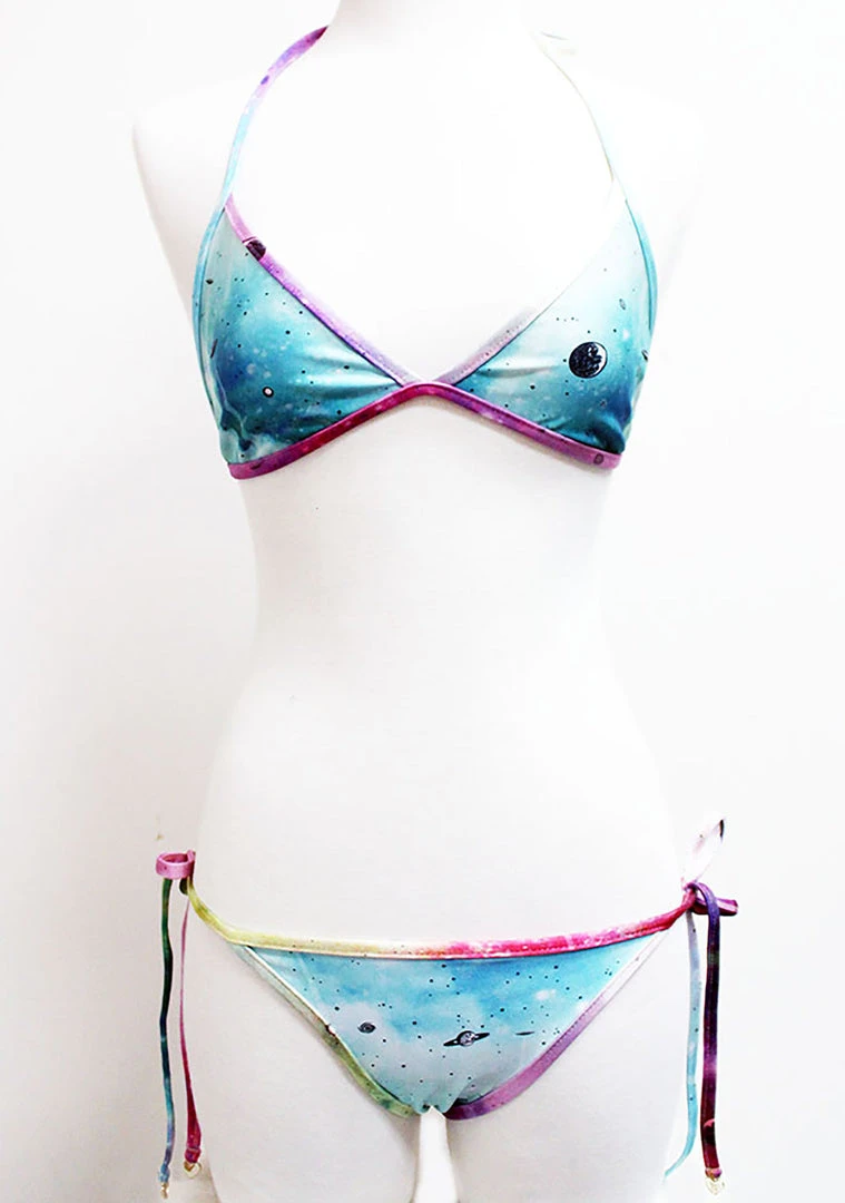 WILDFOX Swim Space Cadet Reversible Classic String Bikini Bottom